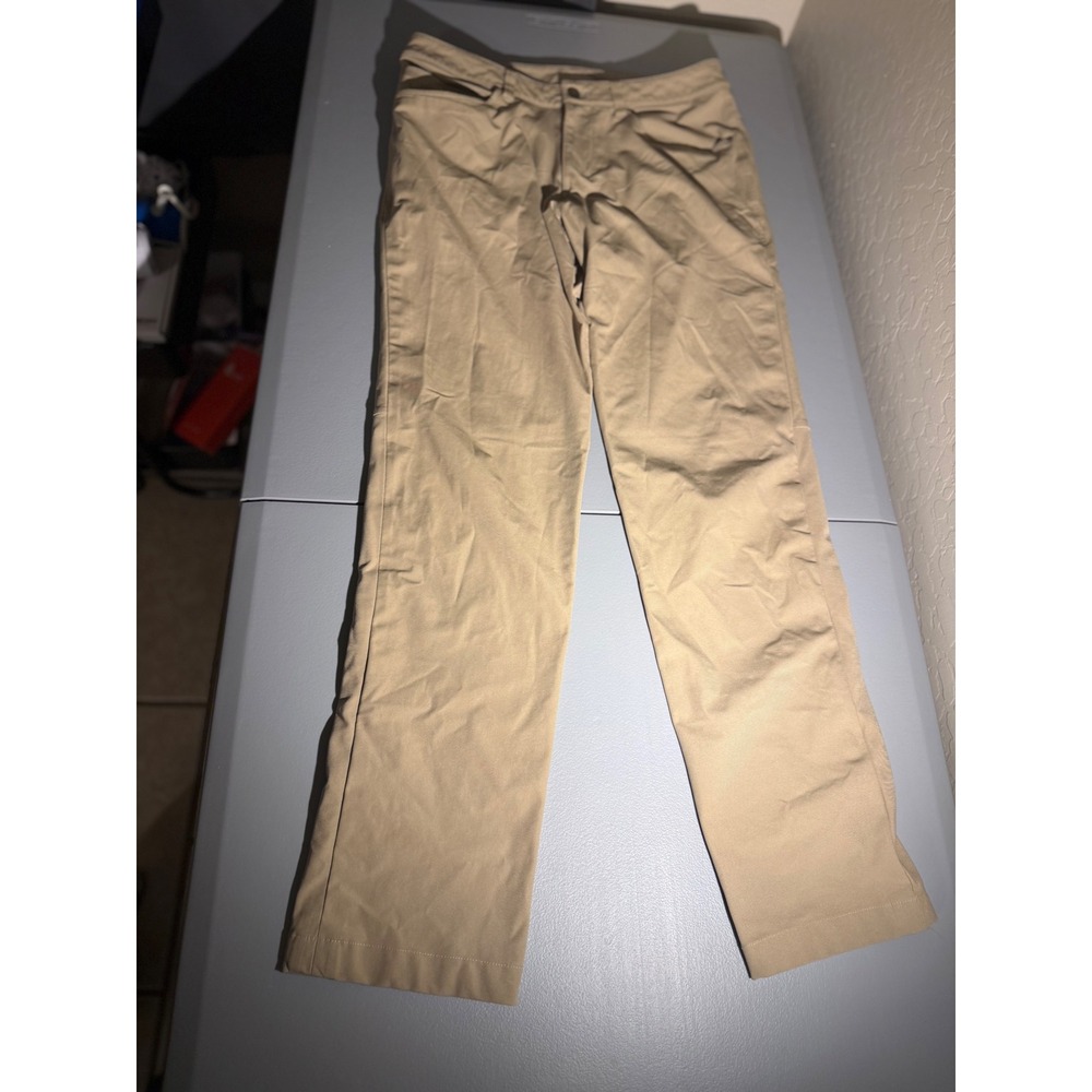 Lululemon ABC Pant Classic Fit Warpstreme Khaki Tan 30 Mens LM5426S